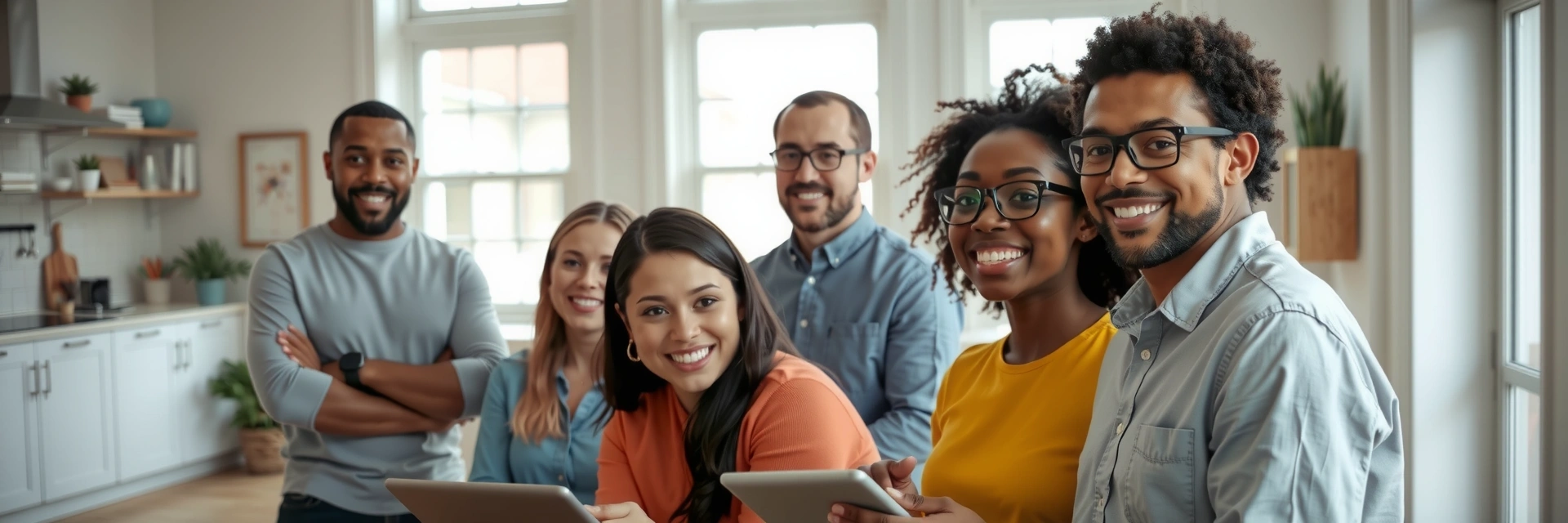 Happy customers enjoying a spotless home after professional cleaning